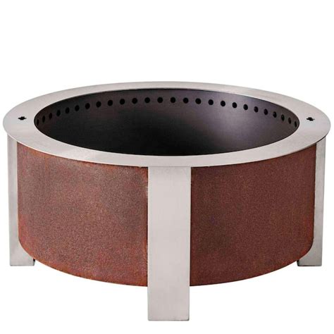 Breeo X Series Smokeless Fire Pit In Corten Steel Br X P The Home