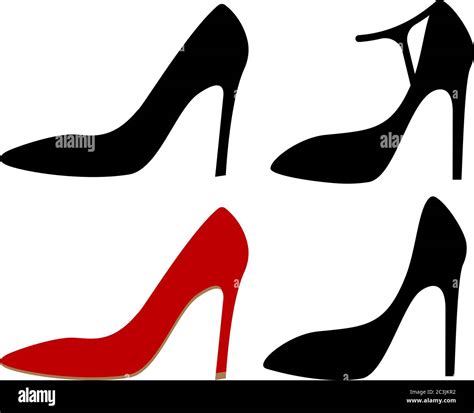 Woman Shoes Vector Illustration Stock Vector Image And Art Alamy