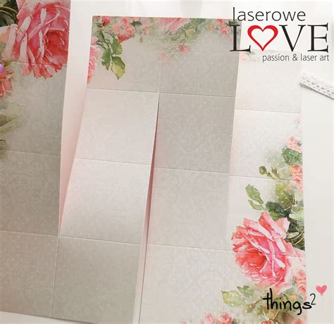 Laserowe Love Album Z Jednego Arkusza Papieru Tutorial