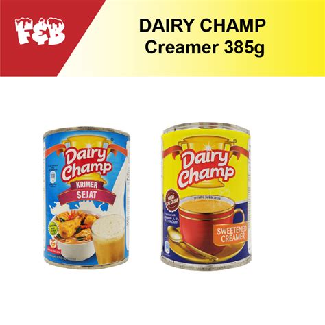 Dairy Champ Sweetened Creamer 385g Evaporated Creamer 390g Shopee