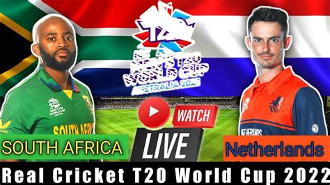 South Africa Vs Netherlands T20 Match Icc World Cup 2022 Real Cricket Gameplay Rsavsned