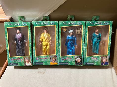 Neca 8 Clothed Golden Girls Doll Set Of 4 Figures Dorothy Rose