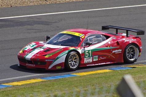 The Ferrari Italia That Fisichella Drove In The Hours Of Le