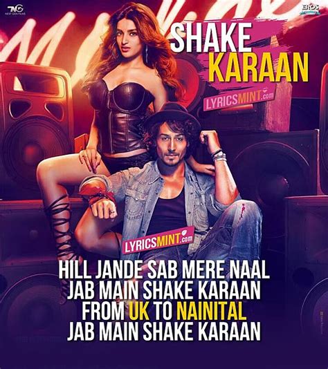 Shake Karaan Lyrics Munna Michael Meet Bros Kanika Kapoor