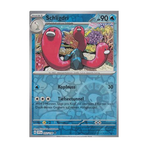 Schligdri Reverse Holo Karmesin Und Purpur Pokemon Karte Kaufen