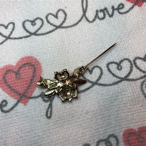 Jewelry Vintage Rhinestone Bee Pin Poshmark