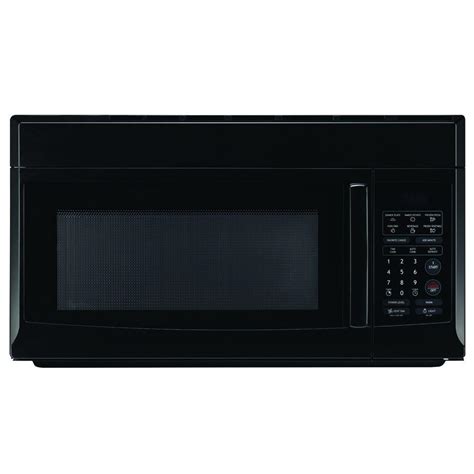 Magic Chef 1 6 Cu Ft Over The Range Microwave In Black Mco165ub The Home Depot