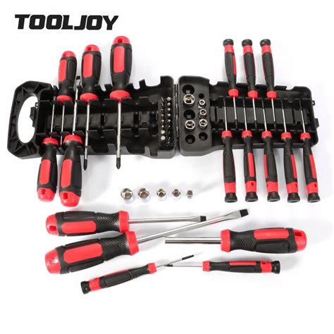 Popular Tool Kit Philips Slotted Pozidriv Screwdriver With Bits Set