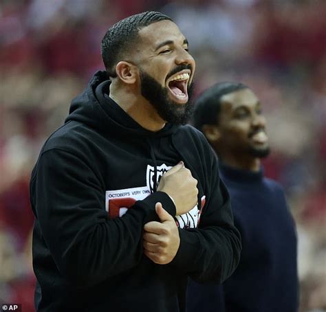 Drake Puts On Animated Display On Sidelines While Cheering Beloved