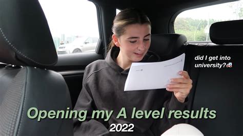 Opening My A Level Results 2022 Youtube