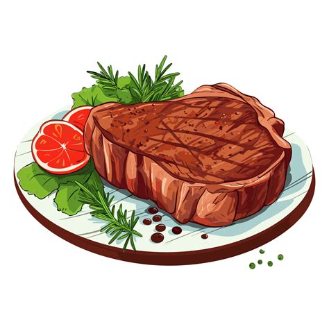 Grilled Steak Clipart Generative Ai Png