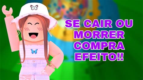 SE CAIR OU MORRER COMPRA EFEITO 2 Roblox YouTube