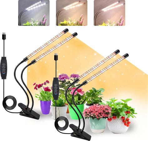 FRGROW Lampe Horticole LED Lampe De Croissance 3000k 5000k 660nm