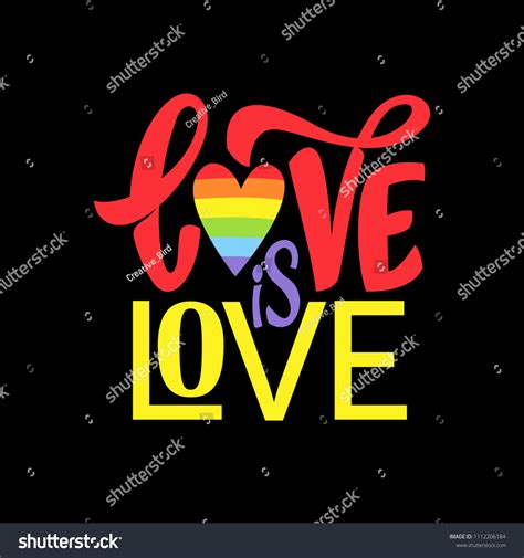 Gay Lettering Conceptual Poster Lgbt Rainbow Stock Vector Royalty Free Shutterstock