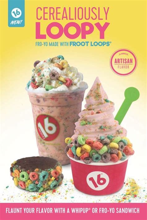 16 Handles Launches New Frozen Yogurt Flavor Cerealiously Loopy Made