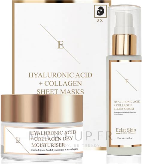 Eclat Skin London Hyaluronic Acid Collagen Coffret Cr Me De Jour