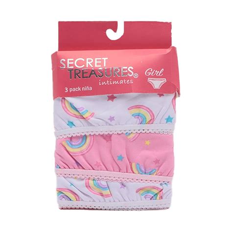 Bikini Secret Treasures Para Ni A Multicolor Estampado Paquete Con Piezas Talla Walmart