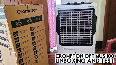 Crompton Optimus 100 Desest Air Cooler Unboxing And Review Youtube