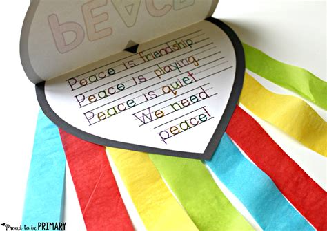 Beautiful Peace Craft: So Easy and Inspirational for your Class!