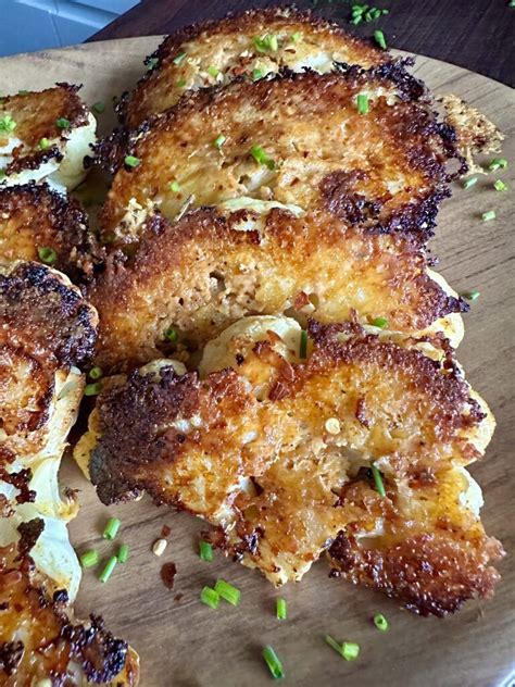 Crispy Parmesan Cauliflower Steaks Recipe