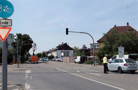 Neue Ampel Am Ortseingang