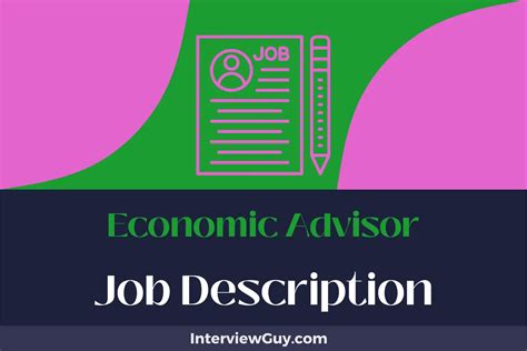 Economic Advisor Job Description Updated For 2025