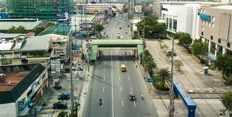 Aerial Of An Overpass Along Alabang Zapote Road Sm Southmall And ...