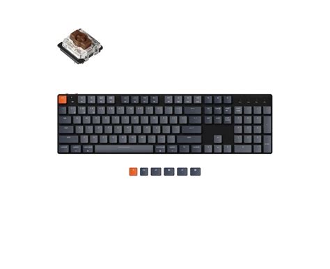 Keychron K Se Low Profile Bluetooth Hot Swappable Rgb Backlit Mechanical Keyboard Optical Brown