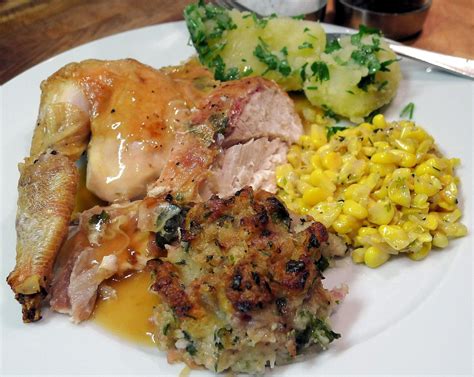 Culinary Adventures In London Roast Chicken Gorgeous Stuffing With