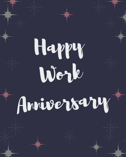 Free Work Anniversary Cards Printable - Printable Templates