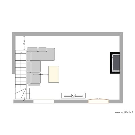 Salon Plan Dessiné Par Kevinmel2022