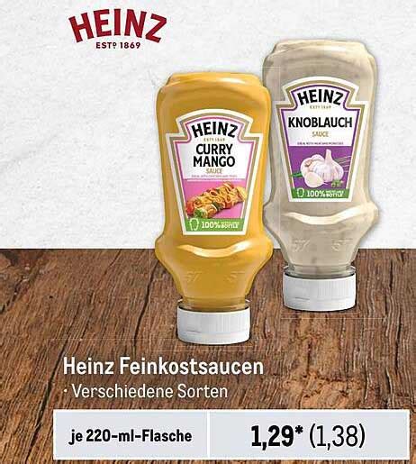 Heinz Feinkostsaucen Angebot Bei METRO