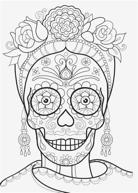 Dibujos De Catrinas Y Calaveras Para Colorear El Día De Muertos