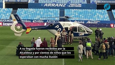 Calagata de Reyes Zaragoza VÍDEO Así ha sido la espectacular llegada