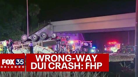 Wrong Way Dui Driver Causes Crash On I 4 Near Tampa Fhp Youtube