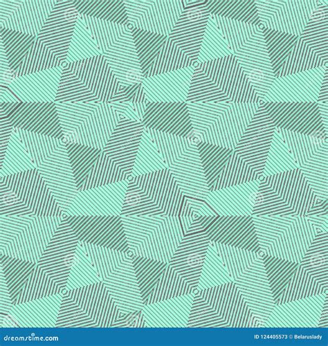 Abstract Retro Style 3d Cubes Geometric Continuous Pattern In Teal