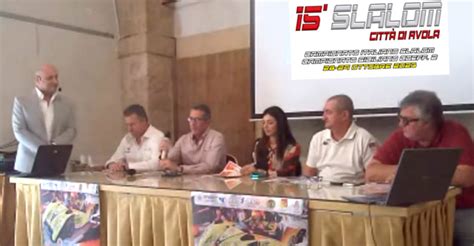 Presentato il 15 Slalom Città di Avola Autoslalom it