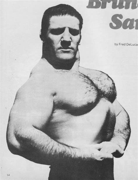 Bruno Samartino 50s Pro Wrestler Bodybuilding Shirt Strongman Pro