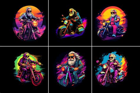 Grandpa Motorcycle T Shirt Design Graphic Illustration Bundle Buy T