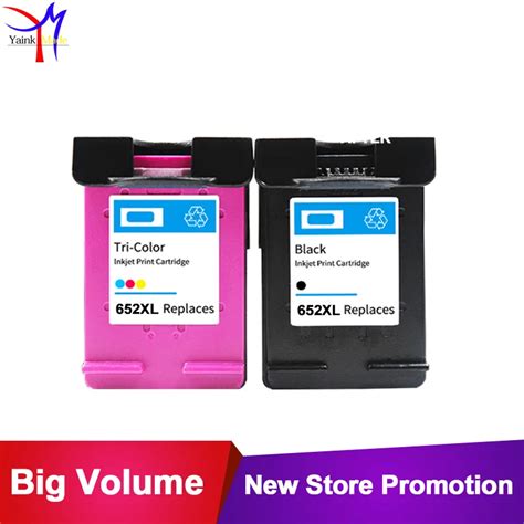 2pk For Hp 652xl 652 Xl 652 652xl Ink Cartridge Compatible For Hp Deskjet 1115 1118 2135 2136