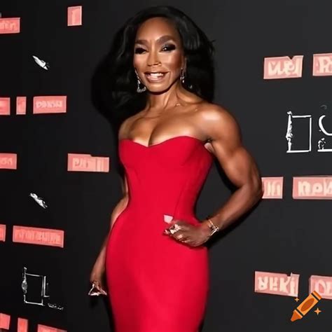 Angela Bassett In A Stylish Dress At A Nightclub On Craiyon