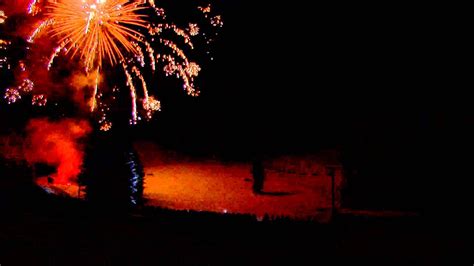 Time Lapse Video Of Christmas Torchlight Parade And Fireworks Youtube