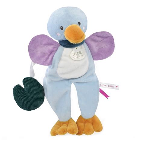 Doudou Canard Bleu Avec Feuille Doudou Et Compagnie Bcd Jeux