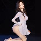 Women S Stretch Pleated Skirt Bodycon Mini Dress Evening Party Cocktail Lingerie Ebay