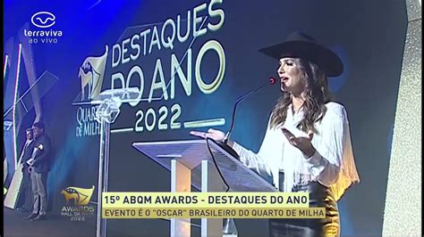 ABQM AWARDS HALL DA FAMA 2022 MESTRE DE CERIMÔNIA STELLA MENEGUCCI