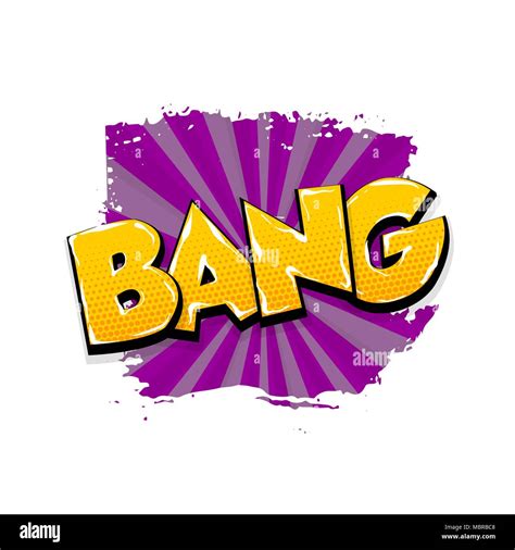 Comic Text Pop Art Grunge Brush Bang Boom Pow Stock Vector Image And Art