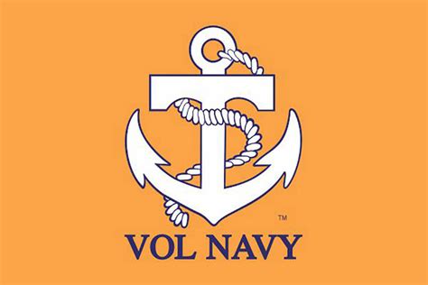Tennessee Vol Navy Flag 12 X 18 Volshop Official Campus Store Of