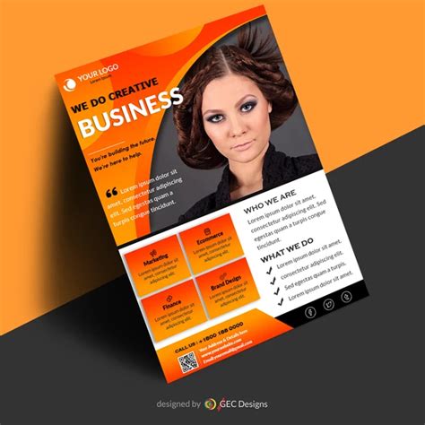 Business Solutions Consultant Flyer Template Gec Designs