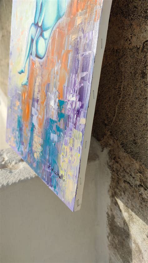 Abstract Nude Painting Oil Nudeart Oil On Canvas X Cm Etsy
