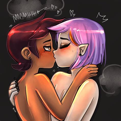 Rule 34 2girls Amity Blight Bitterbunz Female Female Only Kissing Lesbian Luz Noceda Multiple